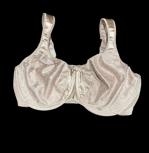 Bali #3562 Full Coverage Minimizer Underwire Nude Wide Comfort Straps Bra 34DD - Picture 2 of 10