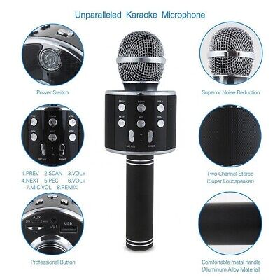 Buy Karaoke Microphone Speaker Handheld KTV Player Mic Party Wireless Bluetooth  UK