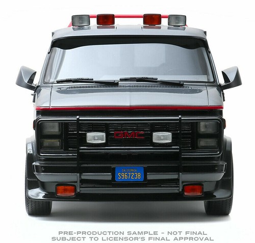 GREENLIGHT 1:12 BESPOKE COLLECTION THE A TEAM 1983 GMC VANDURA BLACK 12101 - Picture 2 of 7