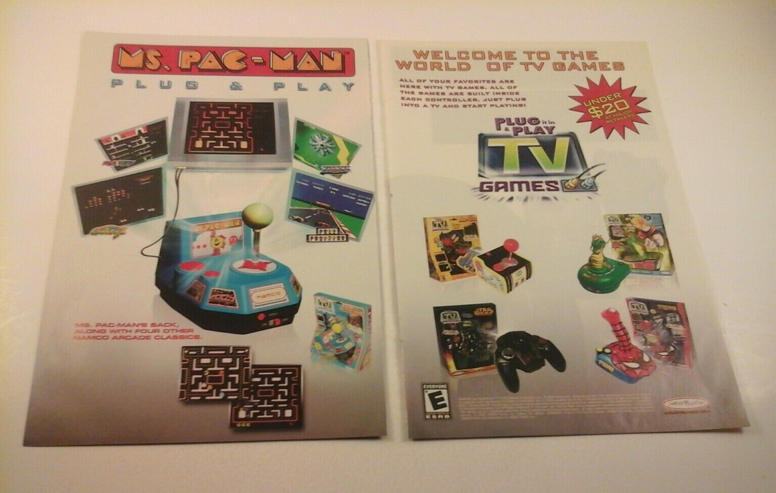 2005 Video Game Print Ad MS. PAC-MAN PLUG & PLAY TV GAME- JAKKS - 10
