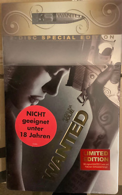 Wanted Limited Edition 2-Disc Special Edition FSK 18  Steelbook neu+ovp