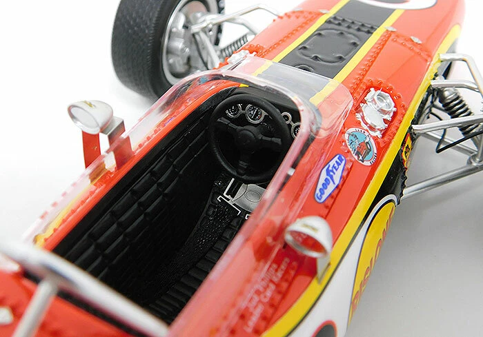 Coche de carreras vintage ganador Bobby Our Rislone Eagle Indy 500 1968 resina R18029 Foto 4 de 4