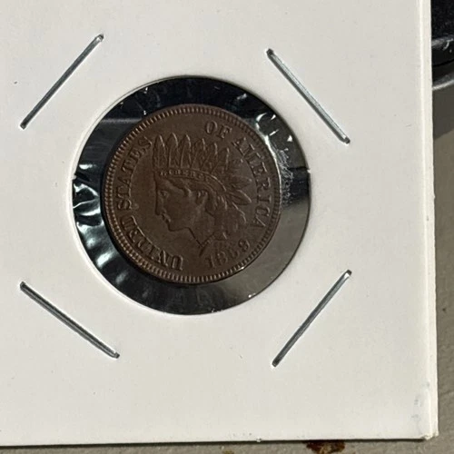 Key Date 1869 Indian Head Cent Extra Fine