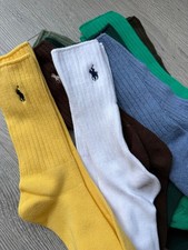 Ralph Lauren cableknit crew socks men 8-12