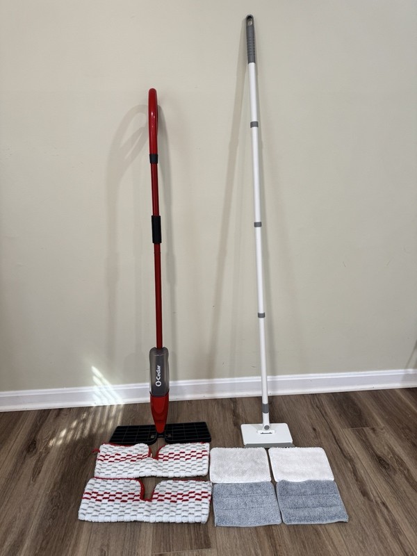 O-Cedar ProMist® MAX Microfiber Spray Mop Set With Floorboards Mop And Refills