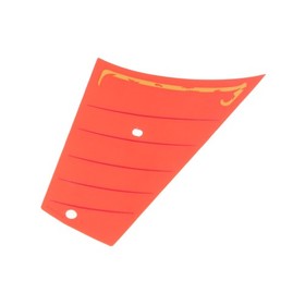 1x Lego Plastic Sail Transparent Red Gold Line Ninjago 21763b 70738pls01b