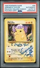 Veronica Taylor Signed Pikachu Pokemon Card PSA/DNA 10 Auto #58 Yellow Cheeks