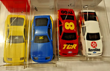 Tyco TCR 4 pack NISSAN 300ZX and Stock Cars HO SLOTless CARs NEW