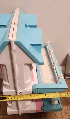 My Sweet Home Vintage 90s Folding Dollhouse w/Lots of Furniture