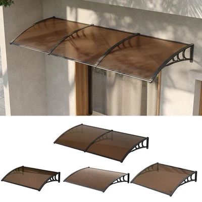 CLASSIFIED-HOMEWARE Door Canopy Awning Shelter Outdoor Porch Patio Front Back UV Rain Resistant NEW