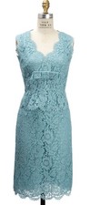 VALENTINO Aqua Lace Bambolina Dress Size IT40/UK8