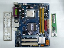 Tested Gigabyte GA-945GCM-S2C Intel LGA 775 DDR2 Motherboard + Bonus CPU + RAM 