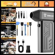 High-Speed Electric Compressed Air Duster, 150000RPM, 4-Speed Dust Blower for PC