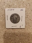Standing Liberty Quarter 1928 D Silver 25C US Coin Circulated Lot44J