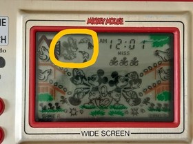 【READ】Nintendo MC-25 LSI Game and Watch Mickey Mouse Japan Used #09923165
