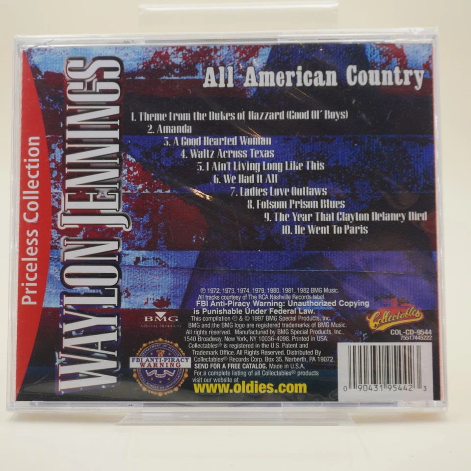 Waylon Jennings – All American Country | CD | Zustand Neu / OVP - Bild 2 von 2