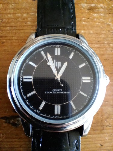 Montre LIP Quartz Acier Étanche 30 mètres Très Bon Etat Fonctionne - Photo 2/5