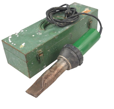 Leister Electron Heiß Luft Gebläse Fön 220Volt 3060 Watt läuft und heizt m. Box