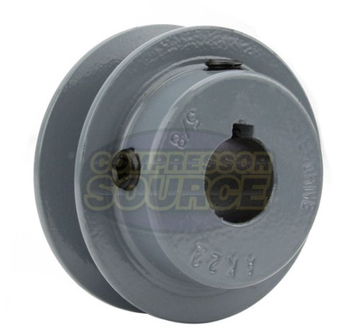 #ad #ad Cast Iron 2.25quot; Single Groove Pulley V Style Section A Belt 4L for a 5 8quot; Shaft $17.95