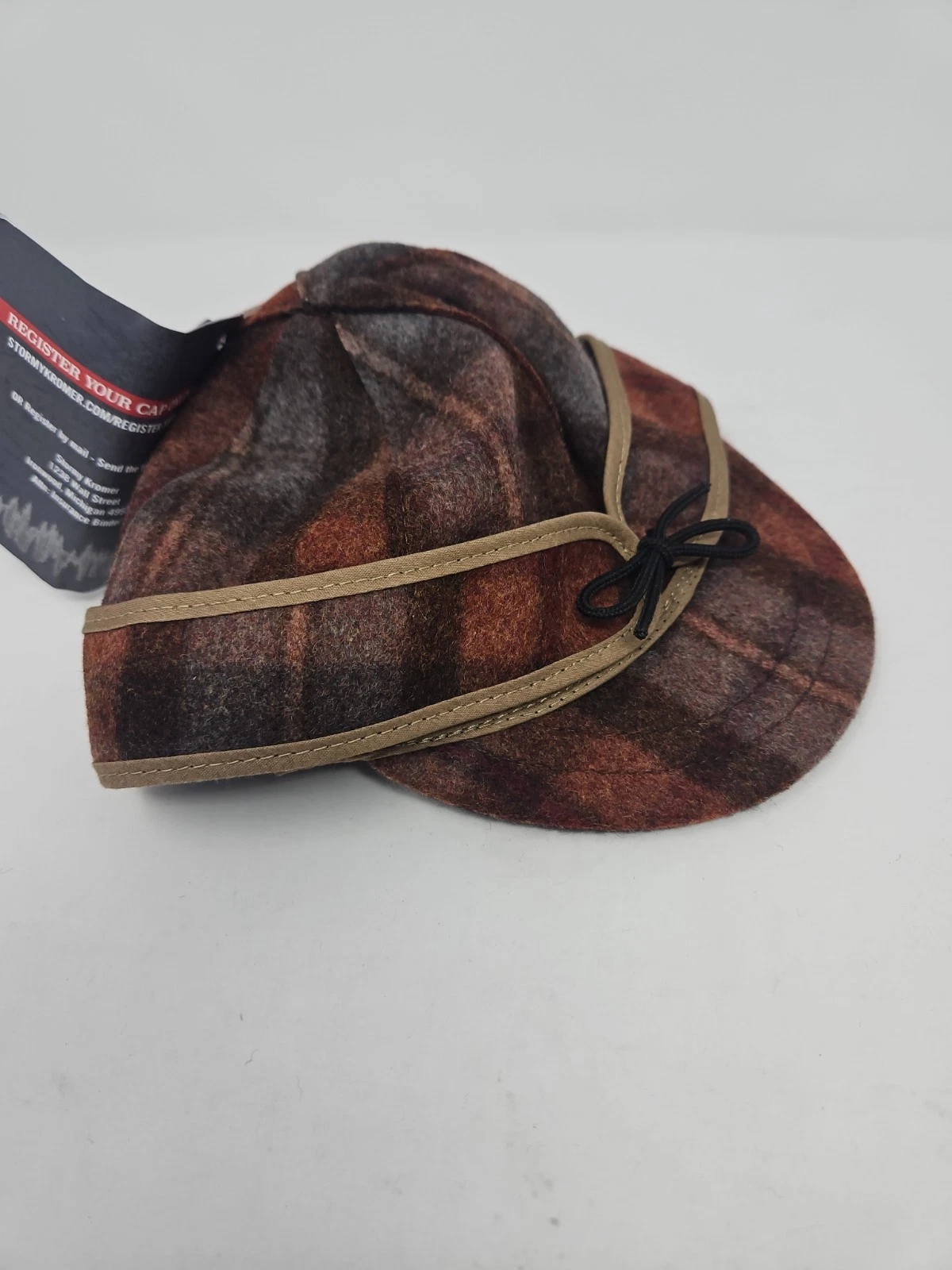 Stormy Kromer Lil' Kromer 6 1/4 Toddler Hat, Partridge Plaid In Size Large