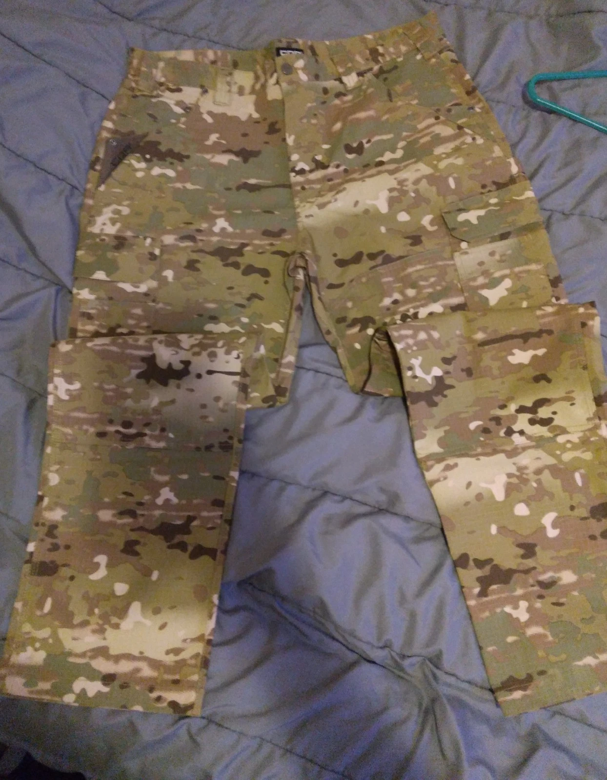 CQR Men's Flex Ripstop Tactical Pants Water Resistant, Stretch Cargo, 38x32