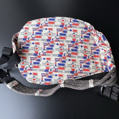 KAVU Rope Sling Bag in the Multi-Colored Geometric Pattern Known as \