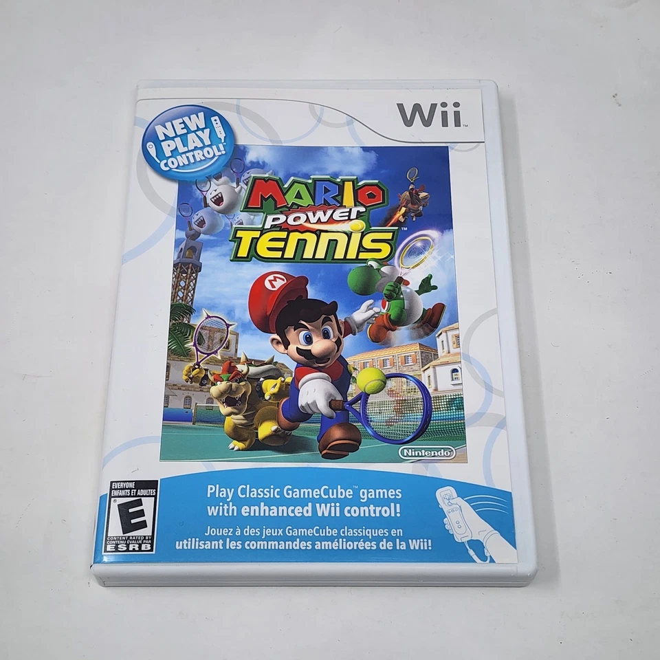 New Play Control Mario Power Tennis (Nintendo Wii) CIB Complete - Image 2 of 4
