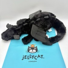 Jellycat Onyx Dragon Plush Huge Soft Velvet NWT SOLD OUT FAST USA SHIPPING