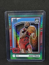 24-25 Panini Donruss Optic Rated Rookie Jamal Shead #296 Green Hyper Prizm /249 