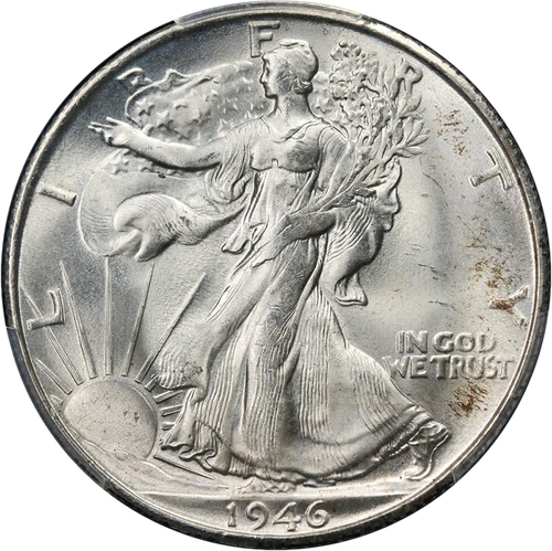 1946-S Walking Liberty Half PCGS MS66 Nice Eye Appeal Nice Strike