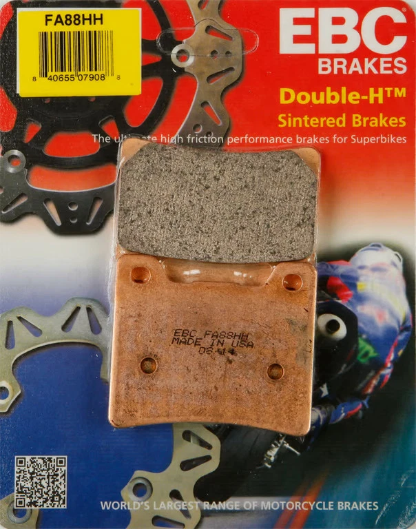 EBC HH Double-H Front or Rear Brake Pads for Yamaha FZR600 1989 Front | FA88HH - Image 2 of 4