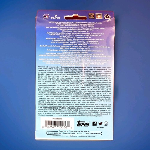 2022 Topps Series 1 One Baseball Hanger Box Sealed Initial Release 67 Cards NEW - Bild 2 von 3