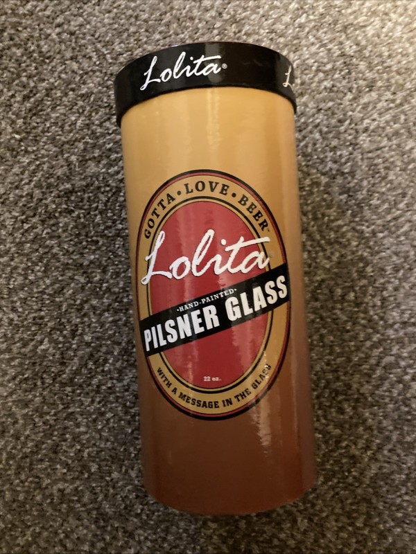 Lolita Gotta Love Beet Poker 22oz Pilsner Glass Brand New