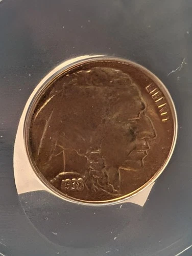 1938 d buffalo nickel ms66 pcgs old Blue Anacs Holder