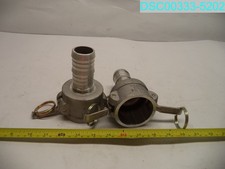 QTY=2: PT HS20 6022000017 Aluminum Hose Barb Coupler Reducer