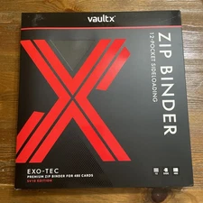 1st Edition Vault X 12 Pocket Exo-Tec SV10 Destined Rivals Binder Pokemon  