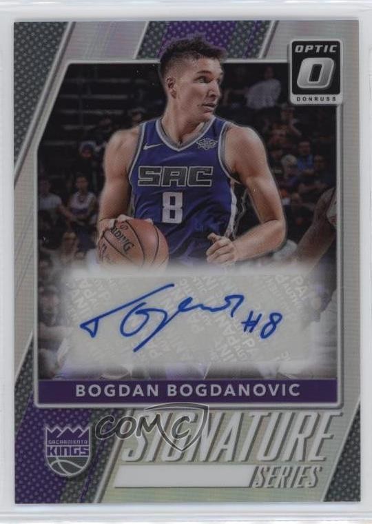 2017 Panini Donruss Optic Signature Series Holo Prizm Bogdan Bogdanovic Auto 0c6
