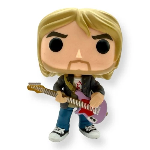 Funko Pop Rocks Nirvana Kurt Cobain #66 Hot Topic Exclusive (No Box) Vaulted