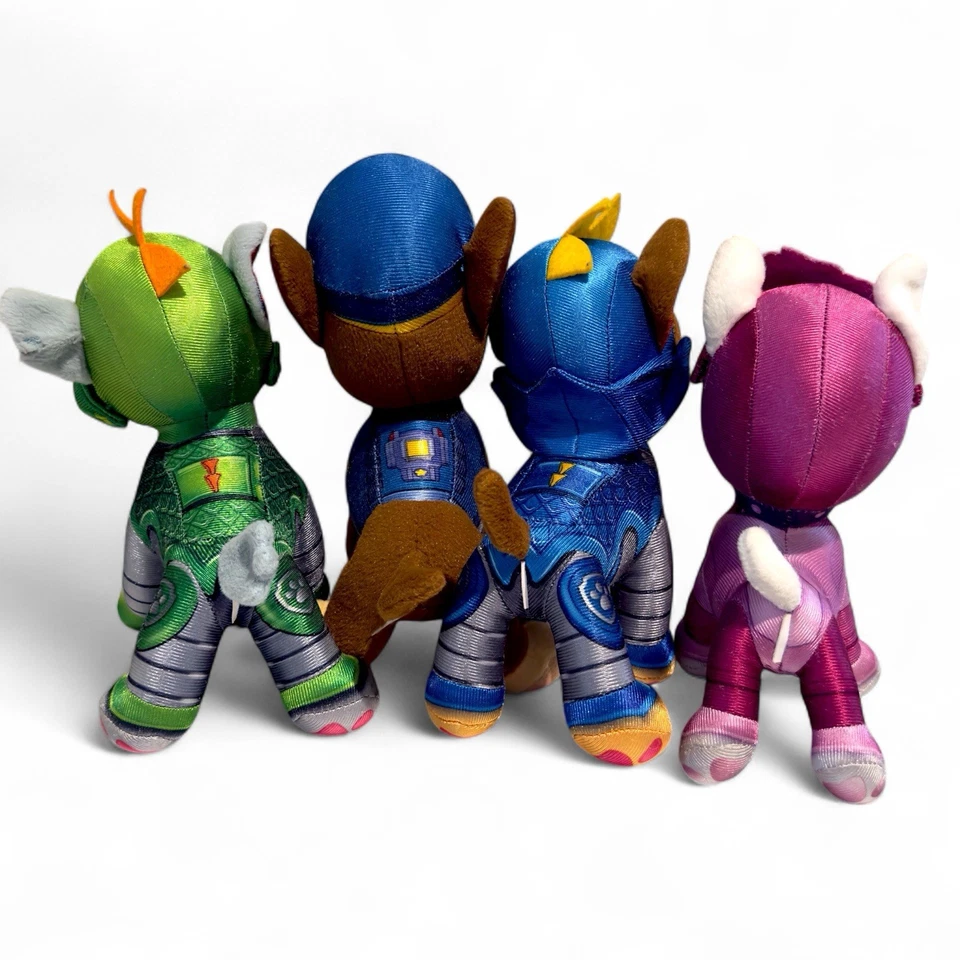 Paw Patrol Plush Lot of 4 Skye Chase Rocky Nickelodeon Superhero 8” Bundle - Image 2 of 4