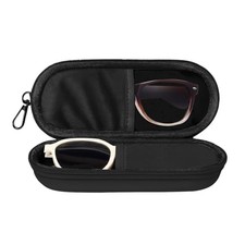 Dual Glasses Case PU Hard Shell Multiple Eyewear Storage Box Shockproof