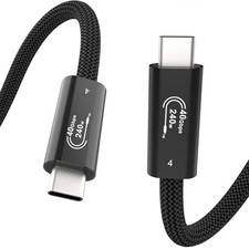 AIRSKY 3.3FT USB 4 Cable for Thunderbolt 4, USB C to USB C Cable