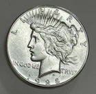 1928-S San Francisco Silver Peace Dollar About Uncirculated Details Better Date