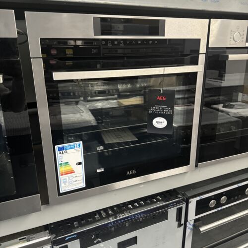 AEG BPE742320M Single Oven Electric Built in Pyrolytic in Stainless Steel - Picture 2 of 7