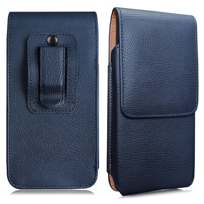 Phone Holster for iPhone 17 16 16E 15 14 13 Pro Max Belt Clip Pouch Leather Case