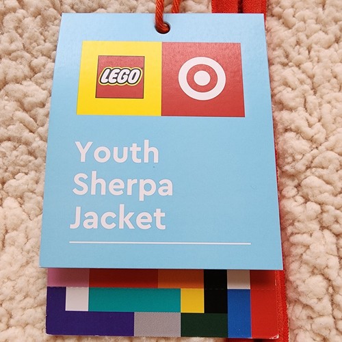 Lego: Sherpa (Zip-Up) Jacket, Size Youth Medium, Color Ivory, NWT - Picture 3 of 10