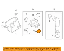 FORD OEM 14-16 F-450 Super Duty Turbocharger Turbo-Outlet Duct Seal BC3Z8590D