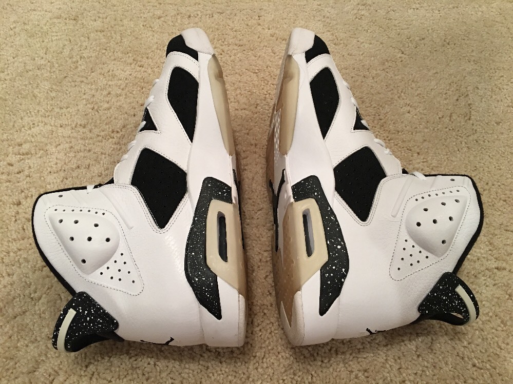 Nike Nike Nike Air Jordan Retro 6 VI Oreo Size 15 White Black Speckle 2010 fb01dc Nike Nike Nike Air Jordan Retro 6 VI Oreo Size 15 White Black Speckle 2010 fb01dc