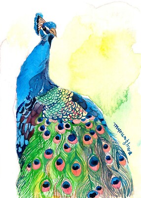 Limited ART PRINT - Regal Splendor, Perfect for Art Lover & Collectors, Bird Art