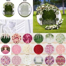 Flowers Round Photography Background Wedding Stand Cover Customized Backdrop