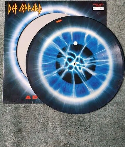 RARE LP Picture Disc - Def Leppard – « Adrenalize » -   (UK - 7 déc. 1992) - Photo 2/4